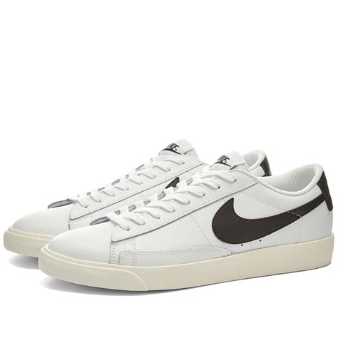 Nike Blazer Low Leather White Black Men's 